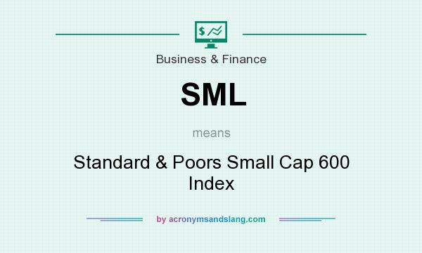 What does SML mean? It stands for Standard & Poors Small Cap 600 Index
