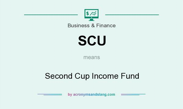 What does SCU mean? It stands for Second Cup Income Fund