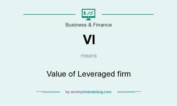 What does Vl mean? It stands for Value of Leveraged firm
