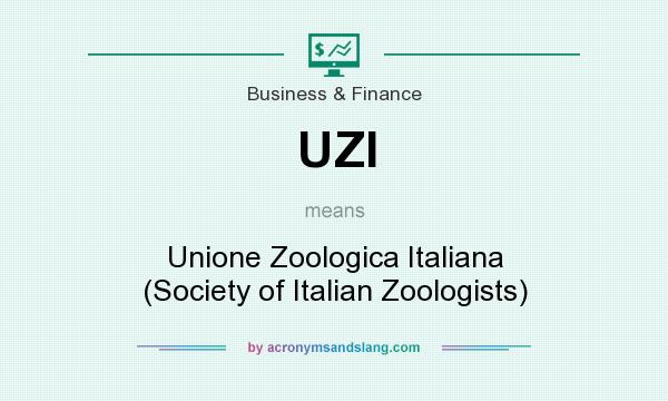 What does UZI mean? It stands for Unione Zoologica Italiana (Society of Italian Zoologists)