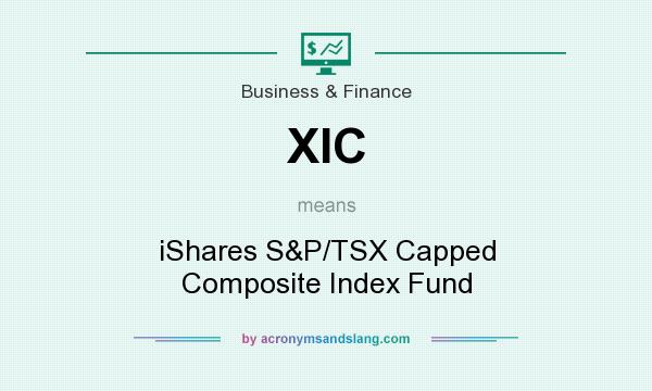 What does XIC mean? It stands for iShares S&P/TSX Capped Composite Index Fund