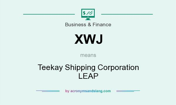 What does XWJ mean? It stands for Teekay Shipping Corporation LEAP