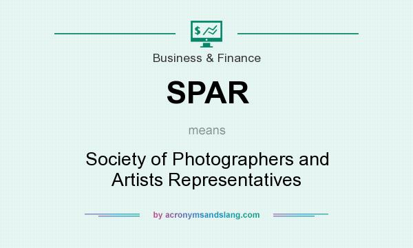 What does SPAR mean? It stands for Society of Photographers and Artists Representatives