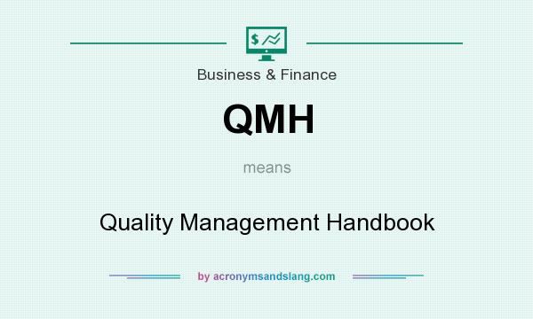 What does QMH mean? It stands for Quality Management Handbook