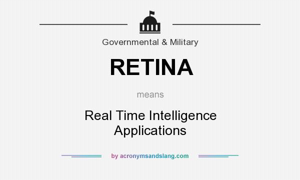 What does RETINA mean? It stands for Real Time Intelligence Applications