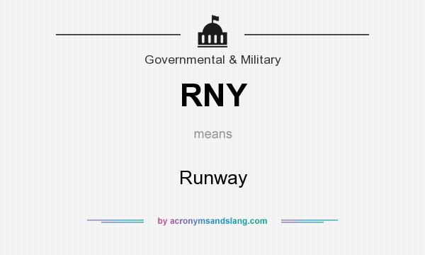 What does RNY mean? It stands for Runway