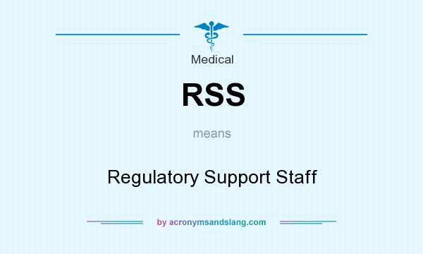 What does RSS mean? It stands for Regulatory Support Staff