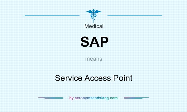 What does SAP mean? It stands for Service Access Point