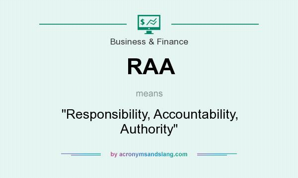 What does RAA mean? It stands for 