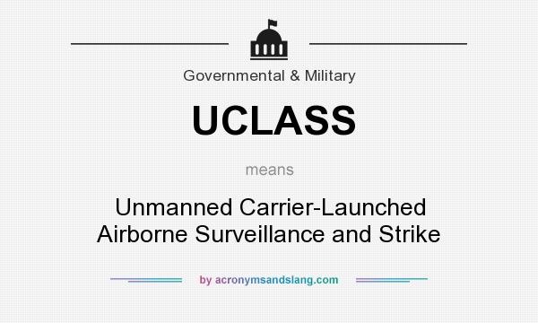 What does UCLASS mean? It stands for Unmanned Carrier-Launched Airborne Surveillance and Strike