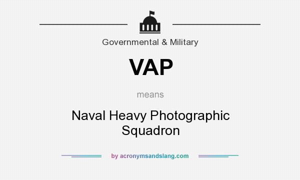 What does VAP mean? It stands for Naval Heavy Photographic Squadron