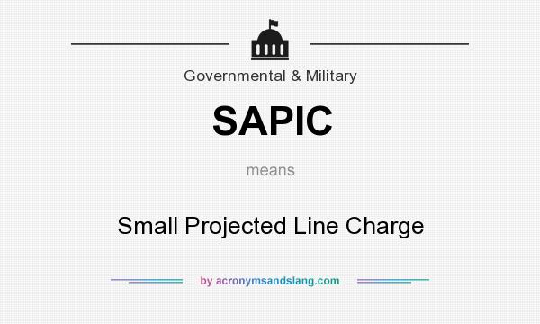 What does SAPIC mean? It stands for Small Projected Line Charge