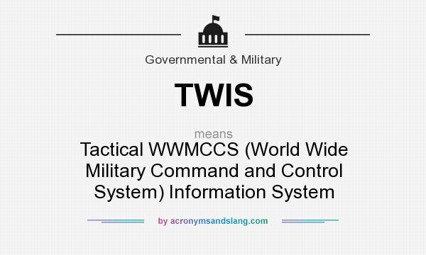 What does TWIS mean? It stands for Tactical WWMCCS (World Wide Military Command and Control System) Information System
