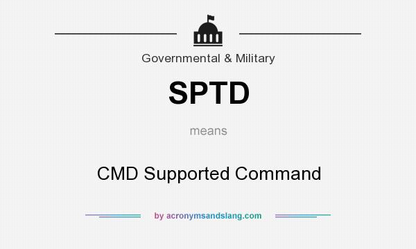 What does SPTD mean? It stands for CMD Supported Command