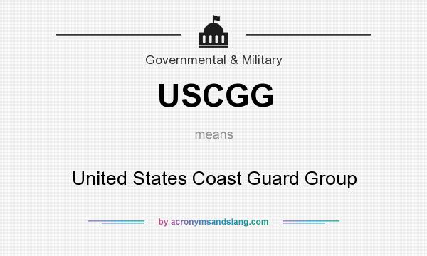 What does USCGG mean? It stands for United States Coast Guard Group