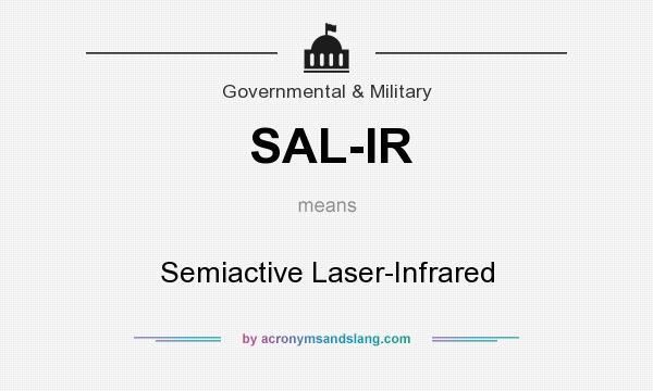 What does SAL-IR mean? It stands for Semiactive Laser-Infrared