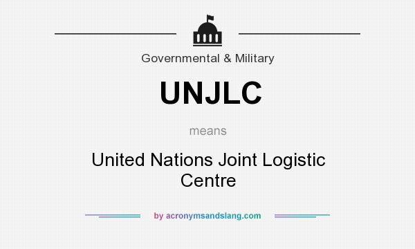 What does UNJLC mean? It stands for United Nations Joint Logistic Centre