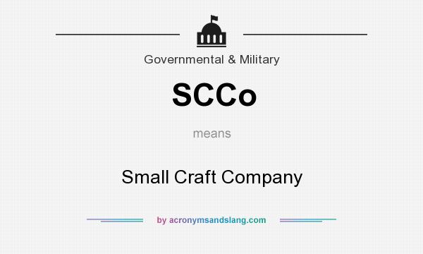 What does SCCo mean? It stands for Small Craft Company