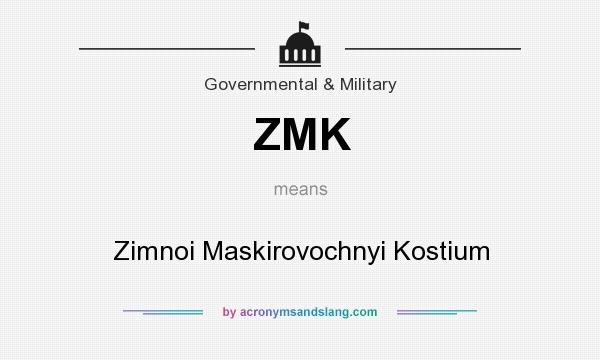 What does ZMK mean? It stands for Zimnoi Maskirovochnyi Kostium
