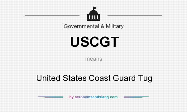 What does USCGT mean? It stands for United States Coast Guard Tug