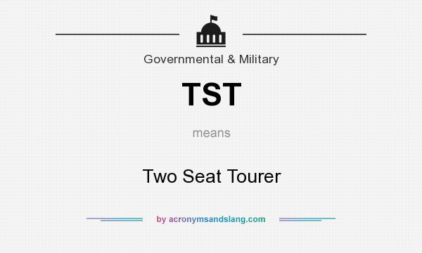 What does TST mean? It stands for Two Seat Tourer