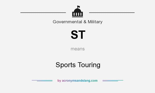 What does ST mean? It stands for Sports Touring