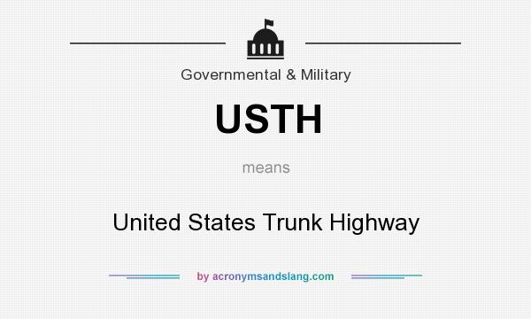 What does USTH mean? It stands for United States Trunk Highway