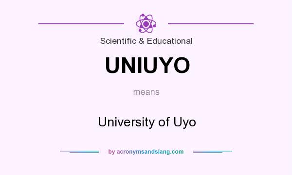 What does UNIUYO mean? It stands for University of Uyo