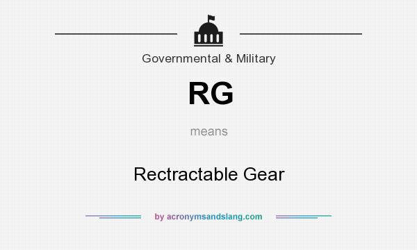 What does RG mean? It stands for Rectractable Gear