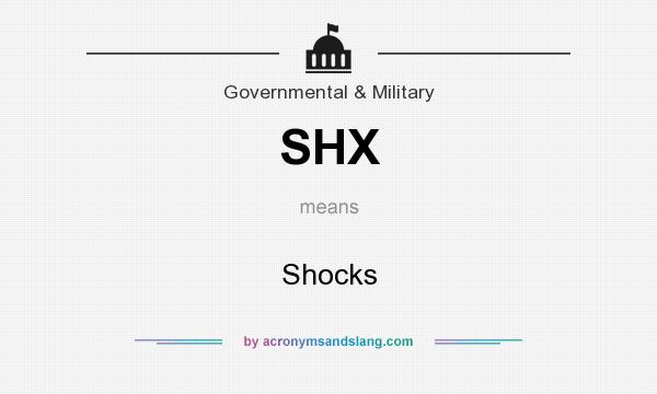 What does SHX mean? It stands for Shocks