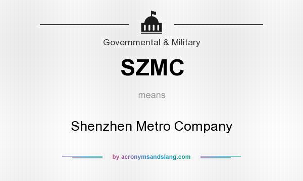 What does SZMC mean? It stands for Shenzhen Metro Company
