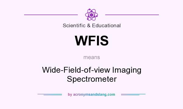 What does WFIS mean? It stands for Wide-Field-of-view Imaging Spectrometer