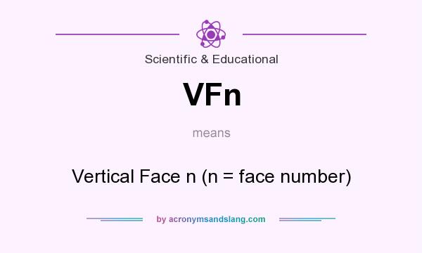 What does VFn mean? It stands for Vertical Face n (n = face number)