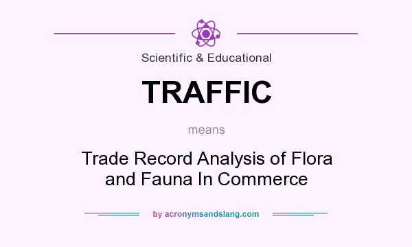 What does TRAFFIC mean? It stands for Trade Record Analysis of Flora and Fauna In Commerce