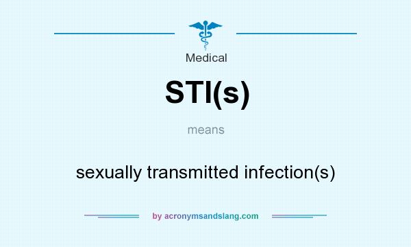 What does STI(s) mean? It stands for sexually transmitted infection(s)