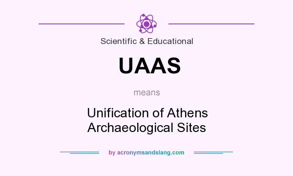 What does UAAS mean? It stands for Unification of Athens Archaeological Sites