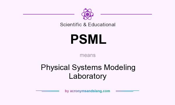 What does PSML mean? It stands for Physical Systems Modeling Laboratory