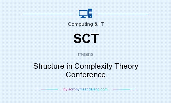 What does SCT mean? It stands for Structure in Complexity Theory Conference