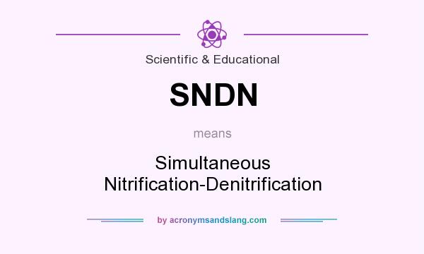 What does SNDN mean? It stands for Simultaneous Nitrification-Denitrification