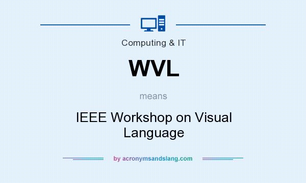 What does WVL mean? It stands for IEEE Workshop on Visual Language