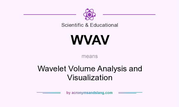 What does WVAV mean? It stands for Wavelet Volume Analysis and Visualization