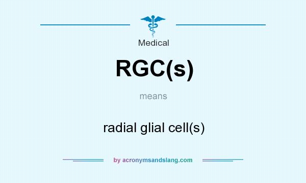 What does RGC(s) mean? It stands for radial glial cell(s)
