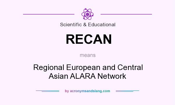 What does RECAN mean? It stands for Regional European and Central Asian ALARA Network