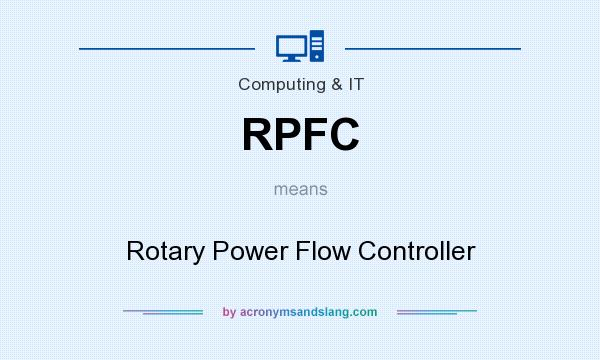 What does RPFC mean? It stands for Rotary Power Flow Controller