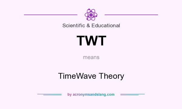 What does TWT mean? It stands for TimeWave Theory