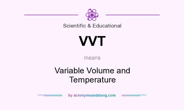 What does VVT mean? It stands for Variable Volume and Temperature