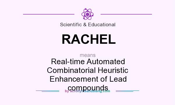 What does RACHEL mean? It stands for Real-time Automated Combinatorial Heuristic Enhancement of Lead compounds