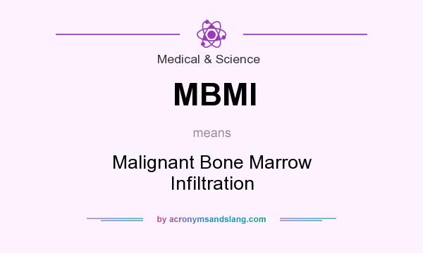What does MBMI mean? It stands for Malignant Bone Marrow Infiltration
