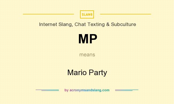What does MP mean? It stands for Mario Party