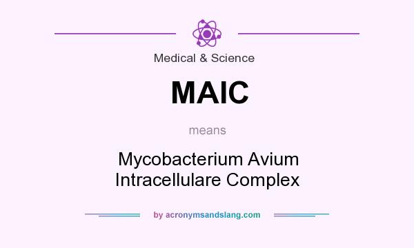 What does MAIC mean? It stands for Mycobacterium Avium Intracellulare Complex